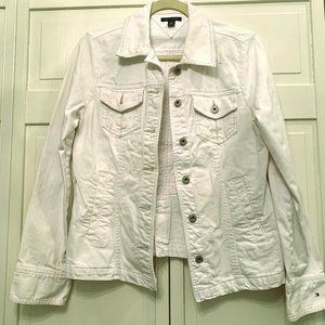 Tommy Hilfiger White Jean Jacket